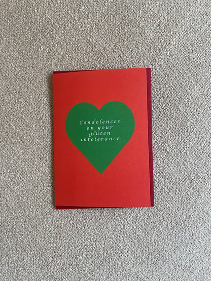 Intolerance Condolence