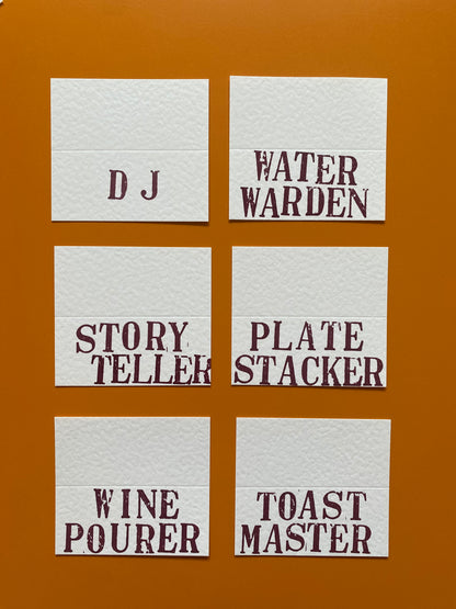 Name Cards