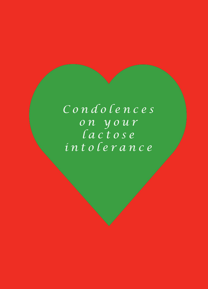 Intolerance Condolence